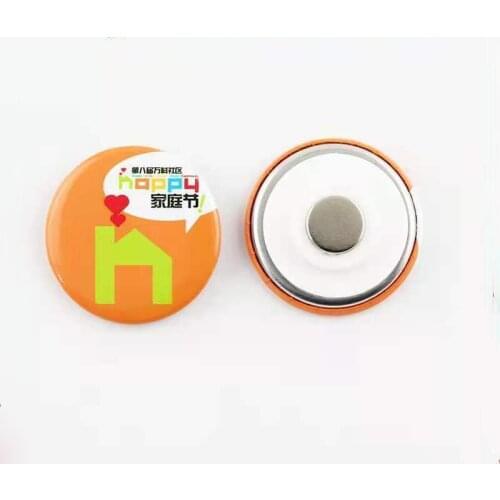 44mm cloth button badge strong magnetic button badges raw material button badge parts for clothes