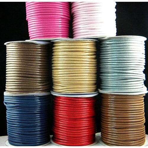 50 Yards Korean Waxed Cord String Thread 3mm
