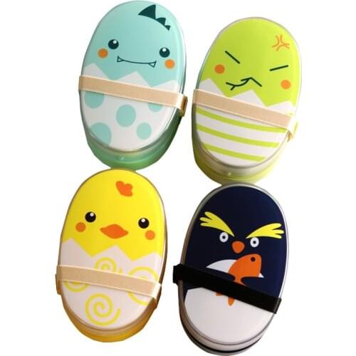 700ml Cartoon Healthy Lunch Box Cute Kids Microwave Oven Children Bento Boxes Lunchbox BPA Free