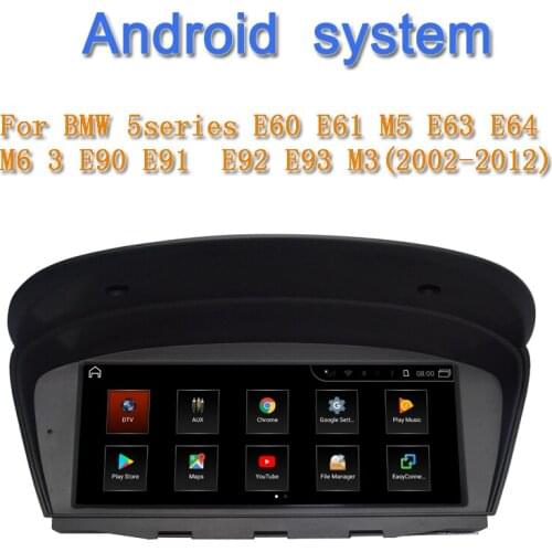 4g ram 32g rom octa core android 9.0 car dvd gps audio player for bmw 5 series E60 E61 M5 E63 E64 M6 E90 M3 2002-2008 radio