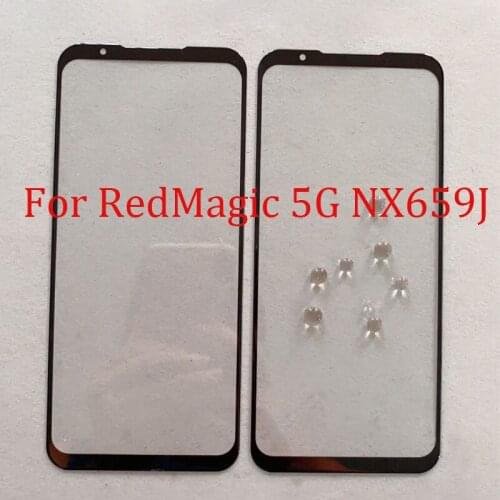 For RedMagic 5g Game TouchScreen Touch panel Digitizer Red Magic 5g NX659J Touch Screen Glass panel Without Flex Cable