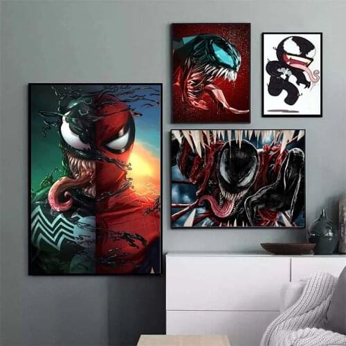 DIY 5D Diamond Painting Venom Let There Be Carnage Movie Marvel Full Drill Embroidery Mosaic Art Picture Home Decoration Gift