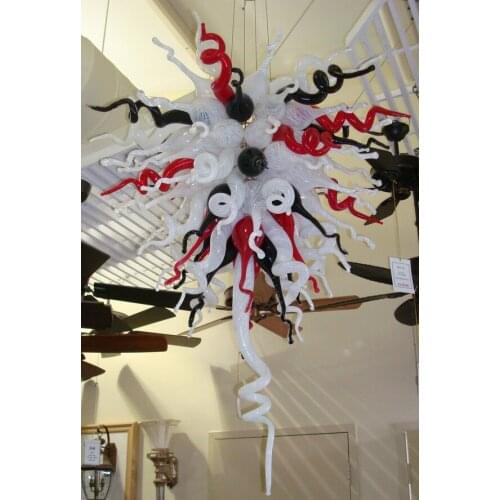 Classic Design Villa Decor Hanging LED 100% Hand Blown Murano Glass Chandelier