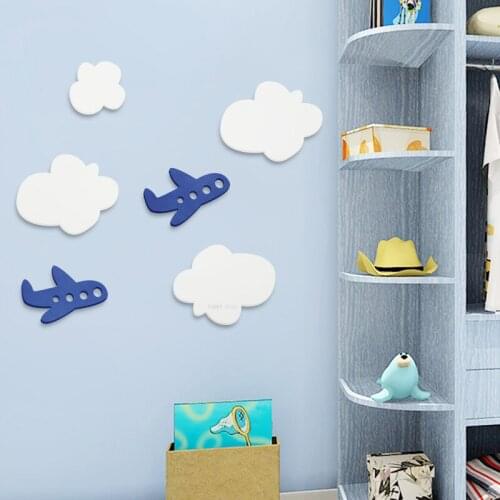 2021 New Cloud Aircraft Childrens Room Decoration Cutting Dies Wooden Knife Compatible Most Manual Die Cut Cutters