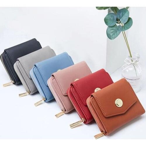 New design fashion luxury ladies wallet ladies coin wallet perse Portomonee Portfolio ladies short wallet Carteras