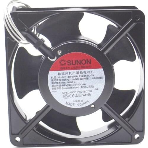 New control cabinet cooling fan DP200A 2123XBL.GN industrial equipment axial fan 120 * 120 * 38mm 120mm