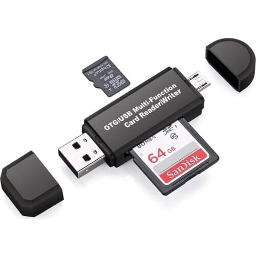 OTG Card Reader Micro SD Card Reader USB 2.0 Card Reader 2.0 For USB Micro SD Adapter Flash Drive Smart Memory Card Reader