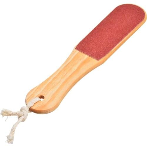 Pedicure Foot File Rasp Dead Skin Callus Remover Professional Wooden Double Sides Files Pedicure Foot Care Tools