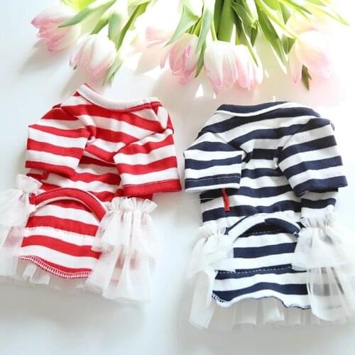 Dog Cat Dress Puppy Skirt Tutu Dogie Small Dog Clothes Summer Yorkshire Chihuahua Maltese Pomeranian Clothing Corgi Pet Dresses