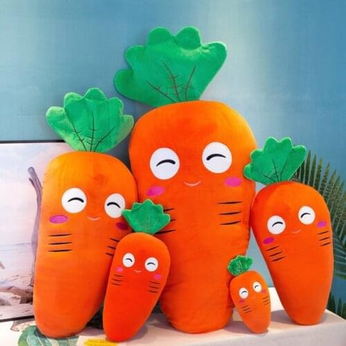 Plush toy vegetables cartoon radish pillow close skin radish doll plush toy doll shape carrots