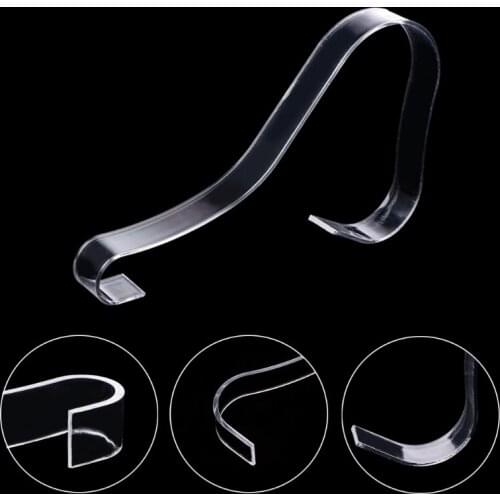 Clear Acrylic Shoes Display Rack Stand Shoes Store Holder Plastic Hanging Hook