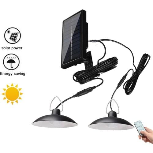 Retro Lampshade Solar Pendant Chandelier solar Outdoor Wall Lamp Lighting Waterproof Body Emergency Night Garden Pathway Bright