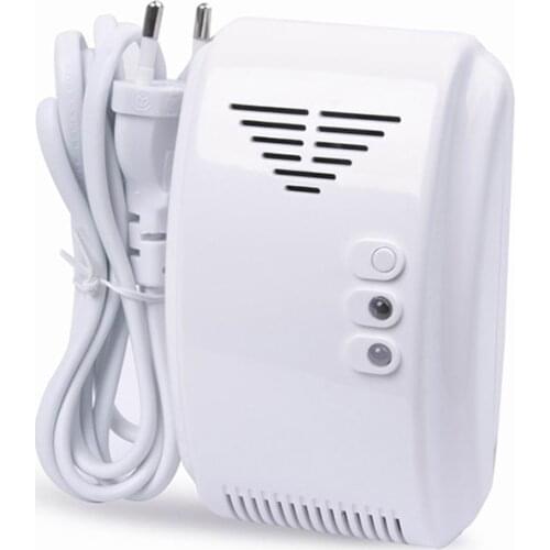 Plug In Natural Gas Detector Alarm, Gas Leak Alarm Sensor LPG LNG Coal Natural Gas Leak Detection Monitor for Home Security