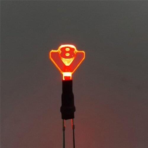 ​ LED Light Decorative Lamp V8 Chandelier for 1/14 Tamiya Truck SCANIA RC Tractor Trailer 56352 620 Man