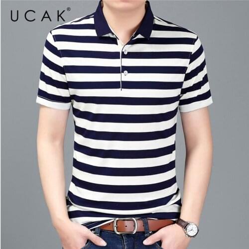 UCAK Mens Striped T-shirts