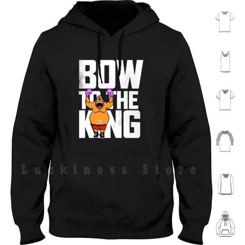 Bow To The King hoodies long sleeve Nintendo Game Video Game Videogame Punch Out Punchout Boxing Sports