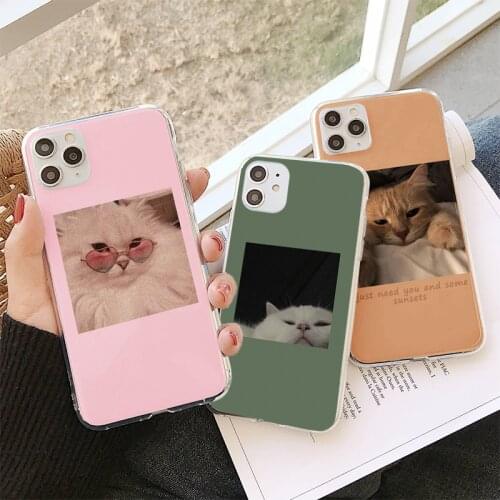 Cute Cat Case For Xiaomi Mi A3 A2 8 9 SE Note 10 10T Lite 9T Pro 6X POCO X3 NFC Cover For Redmi Note 8T 9S 8 9 7 5 6 Pro 9A Case