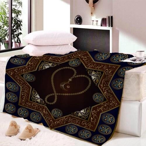 Kids 3D Muslim Print Blanket Fleece Cartoon Art Print Children Warm Bed Throw Blanket Newborn Bayby Blanket Boys Gifts