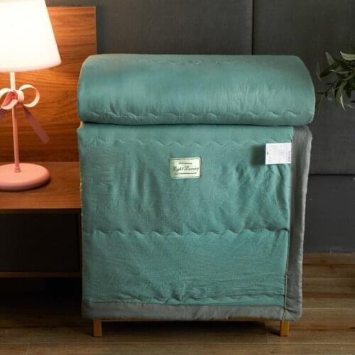 New Hot Sale Cotton Summer Cool Quilt Toddler Kids Student Dormitory Plaid Camping Size Comforter Blankets Picnic King Queen