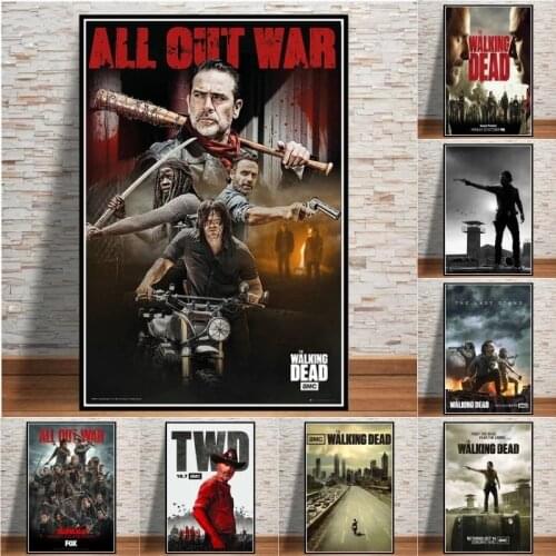 The Walking Dead Hot Season Seven Eight Tv Series Canvas Painting Posters Art Prints Abstract Decoration Living Room Home Decor