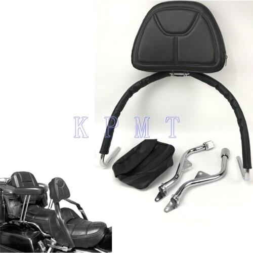 Motorcycle leather driver seat back kit custom For Honda Goldwing GL1800 2001-2017 02 03 04 05 06 07 08 09 10 11 12 13 14 15 16