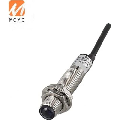 M12 Diffuse Type waterproof proximity switch 12v dc photoelectricity sensor