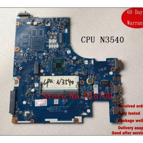 ACLU9 / ACLU0 NM-A311 MAIN BOARD For Lenovo G50-30 Laptop Motherboard with N3540 CPU Onboard