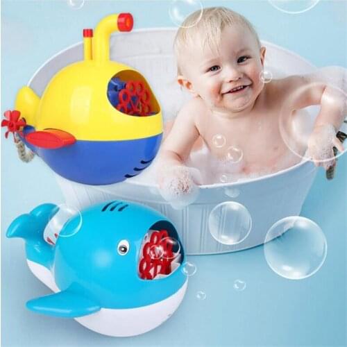 Cute Funny Cartoon Automatic Electric Bubble Maker Machine Blower Toy with Music LED Light for Children Kids Baby Boys Girls