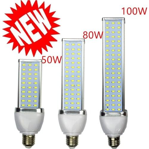 NEW 1pcs/lot 5730 LED lamp Corn light 30W 40W 50W 60W 80W 100W Led Bulb E27 E39 E40 85-265V High brightness energy-saving bulb