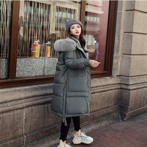 Big Fur 2019 New Parkas Female Winter Coat Women Plus size Winter Jacket Womens Outwear for Women Winter Down Jacket 865