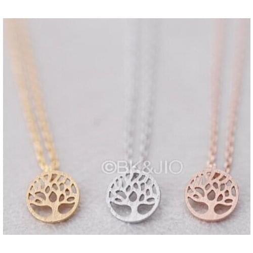 Wholesale 2016 Unique Trendy Gold Silver Personalized Tree of Life Necklace High Quality Design Hunger Games Pendant Necklace