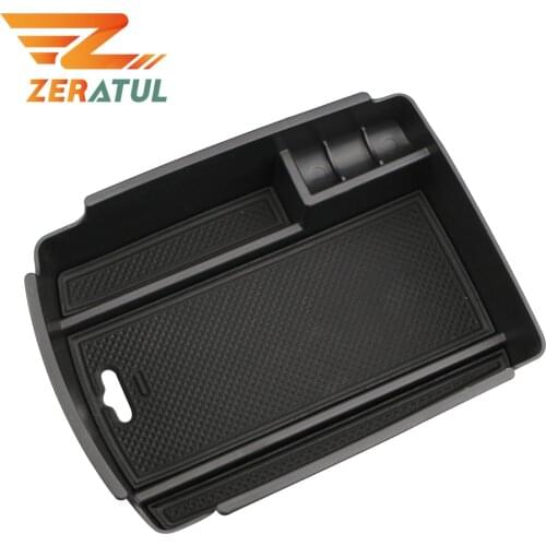 Zeratul Auto Storage Organzier Stowing Holder Case for Kia Sportage 4 QL Crdi KX5 2016 - 2020 ABS Car Armrest Box Accessories