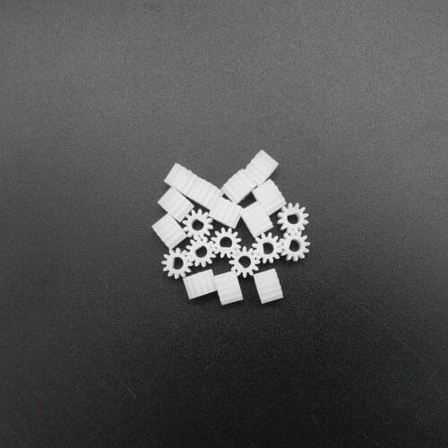 20PCS Plastic D-Shape Plastic Spur Gear 0.5 Modulus T=12 Aperture: 3mm DIY Model Accessories 12T for D-shaft D-motor *FD472X20