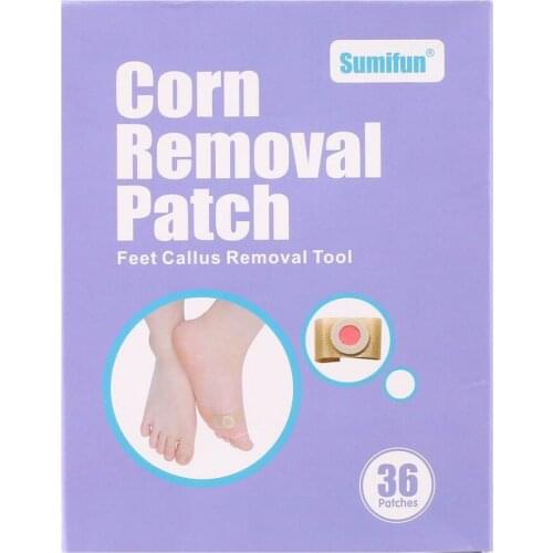 36pcs/bag Natural Medical Plaster Foot Care Foot Corn Removal Calluses Plantar Warts Thorn Plaster for Relief Pain
