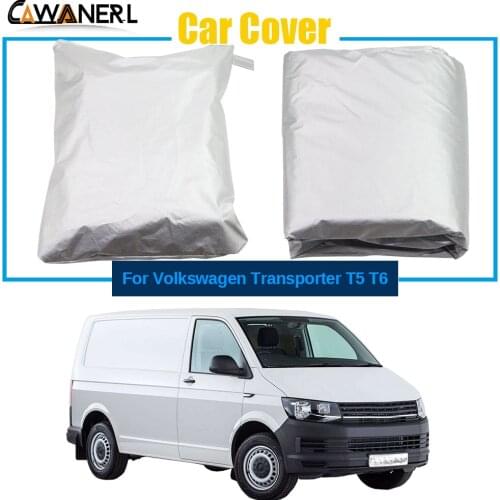 Full Car Cover For Volkswagen Transporter T5 T6 Outdoor Indoor Anti-UV Sun Snow Rain Dust Protection Windproof MPV Cover