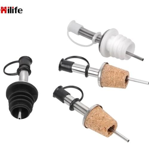 Bottle Stopper Bar Tools Wine Stopper Wine Pourer Kitchen Accessories Stainless Steel