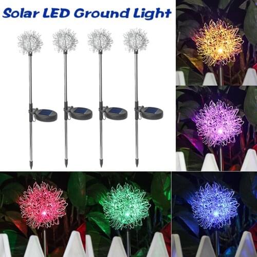 Solar Landscape Light Plant Shape Outdoor Unique Courtyard Lawn Lamp For Garden Patio Decoration JAN88