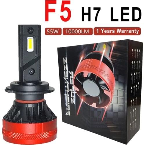 F5 H7 led canbus headlightcar fog lights High Power Car lamps running lights for cars 20000lm led bulbs fit for VW honda Toyota