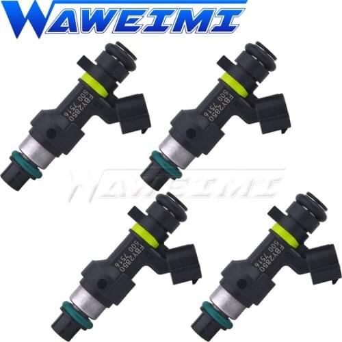 WAWEIMI 4x Fuel Injectors Nozzle FBY2850 For Nissan Sentra Versa Note NV200 J10 Tiida SC11X Cube C11X 2.0L 1.8L 16600-EN200 New