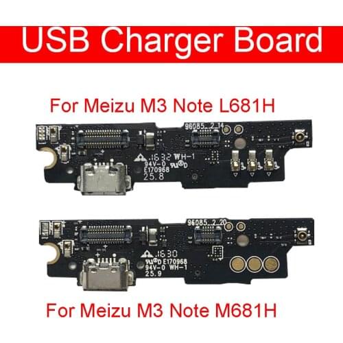 USB Charger Jack Port Board For Meizu M3 NOTE L681H M681H M681Q M681C Chargring Usb Plug Dock Board Flex Cable Repair Parts
