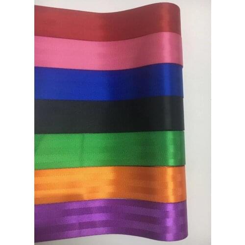 1 meter a lot polyester seat belt webbing with best quality