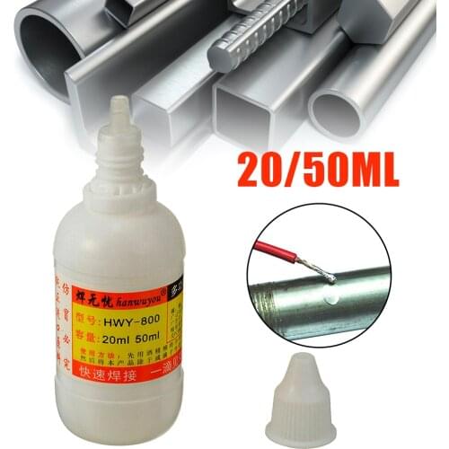 1pcs 20/50ml Liquid Flux Stainless Steel Welding Solder Liquid Flux Non-toxic Copper Paste Solders Paste Soldering Flux Supplies