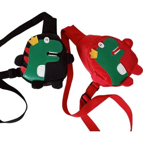 1 PC Mini Sling Crossbody Shoulder Sundries Storage Bag Kids' Lovely Cartoon Dinosaur Multi-Purpose Daypack Toy Holders