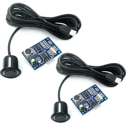 2 Pcs JSN-SR04T Integrated Ultrasonic Module Distance Measuring Transducer Sensor Waterproof for Arduino Raspberry Pi