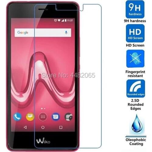 2pcs For Wiko Jerry 3 Tempered Glass Protective Film 9H LCD Screen Protector Clear On Guard For Wiko Jerry 3 Jerry3 Protection