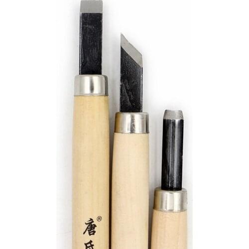 3 Pcs/set Wood Carving Knife Tool Set Multi-function Woodworking Hand Tools for Carving Enthusiasts