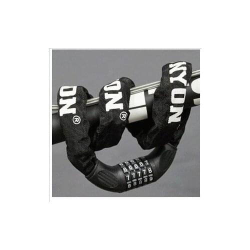 30pcs/lot Tonyon TY732 Bike Lock Bicycle Lock Cycling Lock 5 Digit Combination Steel Cable Lock Black 60mmx900mm