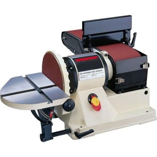 JSG-69 Abrasive Belt Machine Industrial Household Dual Purpose Abrasive Belt Abrasive Disc Machine Deburring Grinding Machine