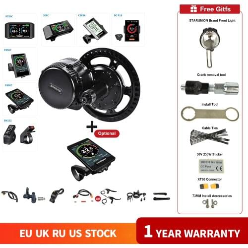 Bafang BBS01B 48V 500W Mid Drive Motor 8fun Bicycle Electric eBike Conversion Kit mid drive ebike kit Newest version