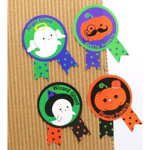 Halloween labels sticker,Gift Paper Labels Stickers,Decoration Labels Seal Stickers Halloween Party Supplies Packaging 80pcs/lot